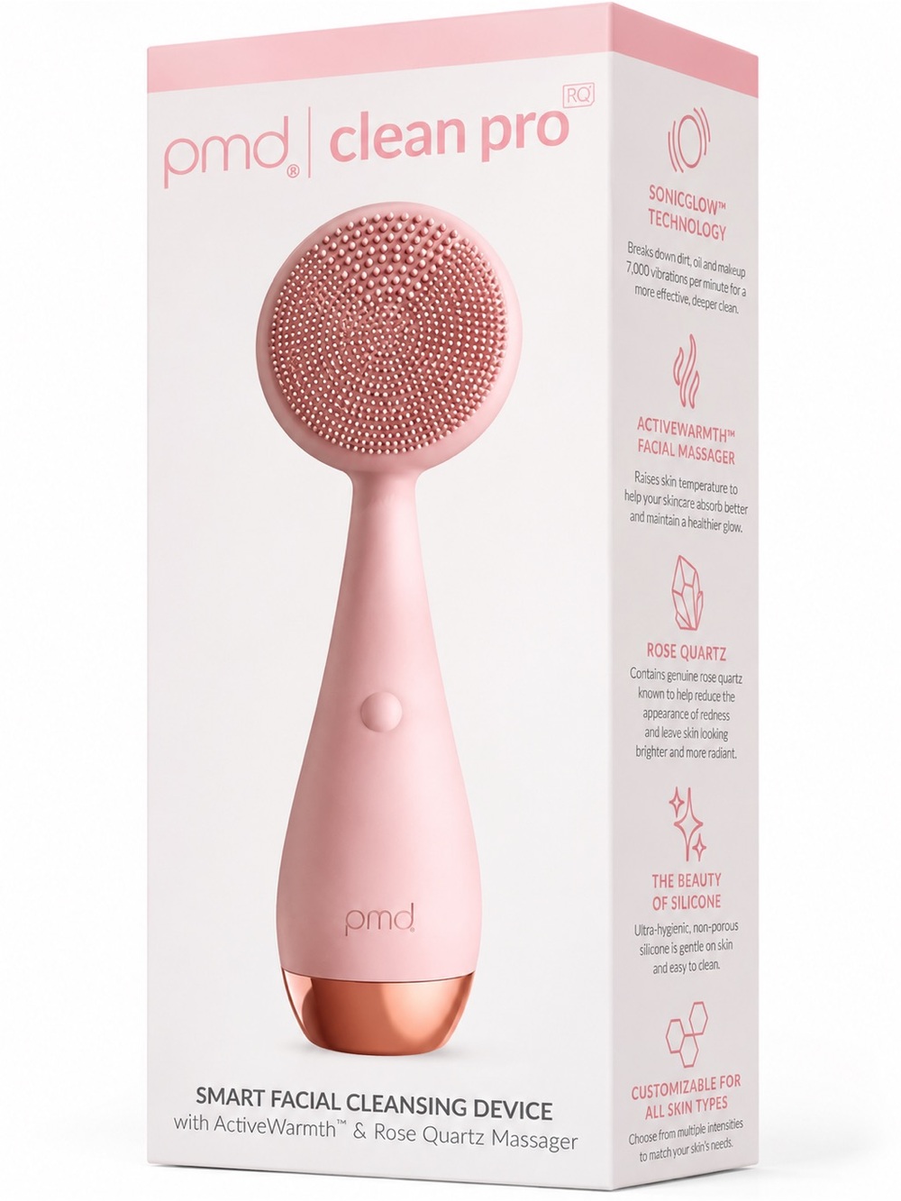 PMD Clean Pro Rose Quartz - NEW - Face Brush